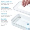 iDesign Recycled Plastic Sandwich Ziplock Bag Holder and Dispenser –