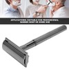 Men Manual Razor Zinc Alloy NonSlip CloseFitting DoubleSided Blade Shaving