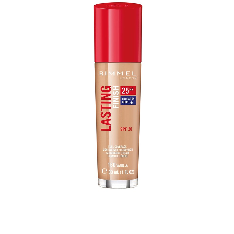 Rimmel Lasting Finish Foundation 160 vanilla 30ml SPF20 lasts 25