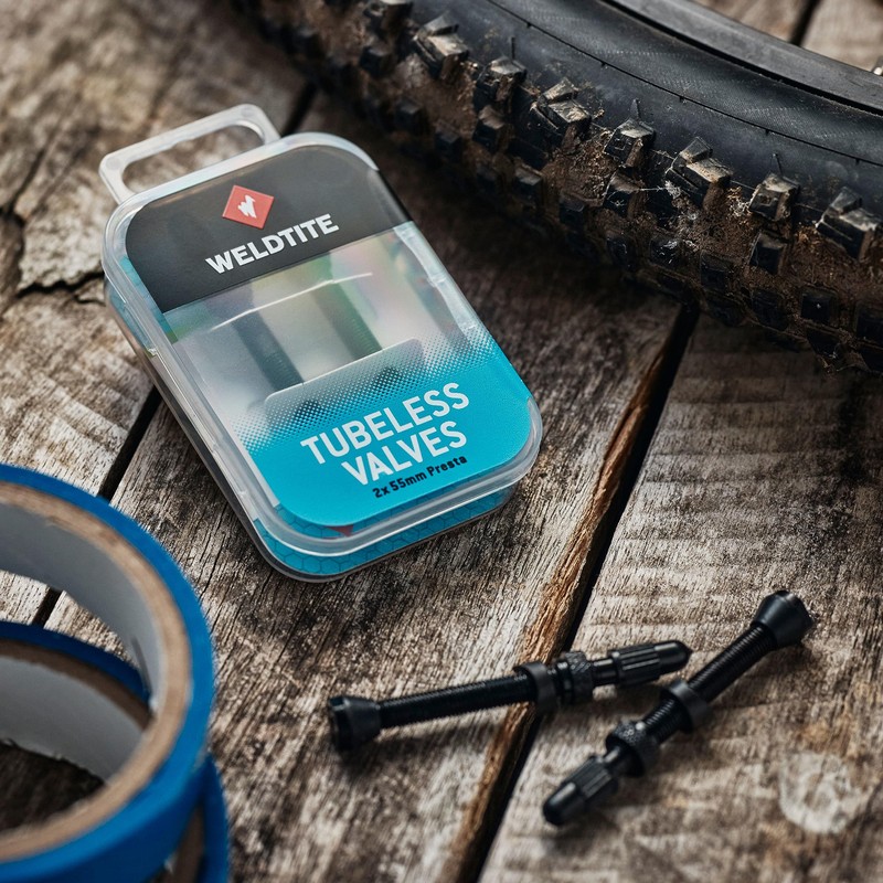 WELDTITE Tubeless Presta Valve Kit - Reliable and Durable -