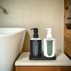 Hand and Dish Soap Dispenser with Black Tray & 4