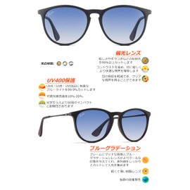 Berikin Sunglasses, Ultra Lightweight 0.6 oz (19 g), Polarized Lenses, For Driving, Fishing, Men's, Women's, UV400, UV Protection, Erica