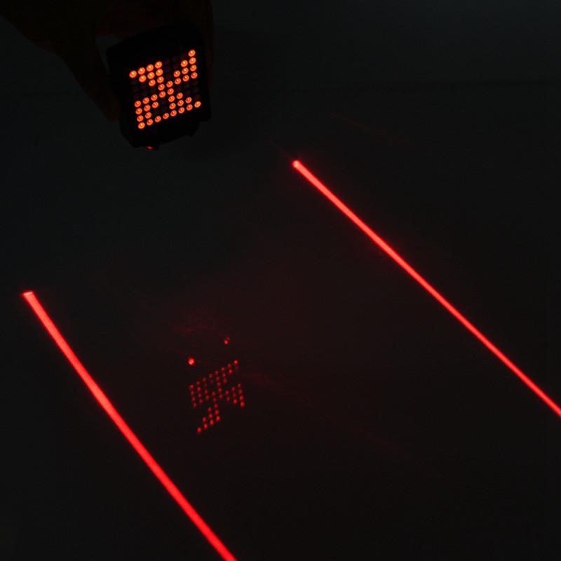 LED Bicycle Bike Turn Signals Rear Tail Warning Light USB