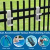 codree 2 PCS Pool Fence Hooks for Pool Equipment, White
