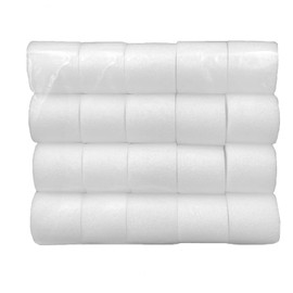 WanderGo 20 Pack Eyelet Curtain Spacers 4.8cm Length Thick Foam Spacers Perfect Pleats for Rods up to 30mm
