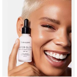 TAN-LUXE 3 Tan-Luxe Super Glow SPF 30 Hyaluronic Self-Tan Serum Gradual 1.69 oz