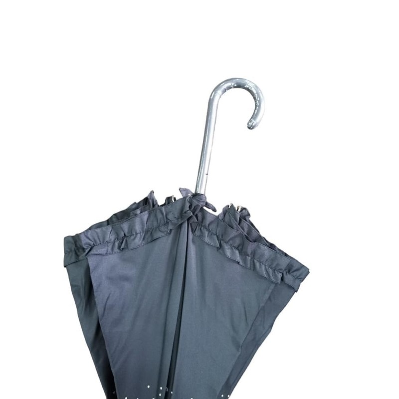 Superbia Sparkle Diamond Frill Fancy Wedding Event Automatic Stick Umbrella