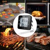Dual Probe Digital Meat Thermometer - Waterproof, Rechargeable, Bright LCD,