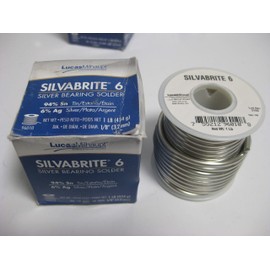 Lucas Milhaupt 96010 Clean 'N Brite 6 - 94Sn/6Ag (1/8" Dia X 1lb Spool)