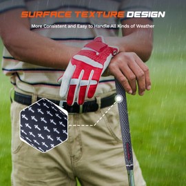 Full Choice Rubber Golf Club Grips, Advanced Texture Control and High Feedback Golf Putter Grips