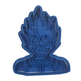 Cuticuter Vegeta Dragon Ball Cookie Cutter, Blue