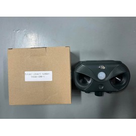 2 Pack Solar Ultrasonic Animal Repellent Outdoor Deer Repellent Devices with Motion Sensor for Cat Rabbit Raccoon Skunk, Squirrel Repeller Dog Repellent for Yard