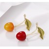 Creative Cherry Brooches for Women Enamel Cherry Fruits Wedding Casual