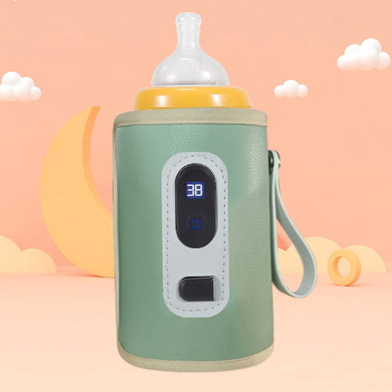 USB Baby Bottle Warmer LCD Screen Temperature Adjustable Precise Heating