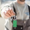 KOQAIIZ Pack of 2 football keyrings, multicoloured