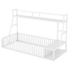 ROCKRAIN Twin Size Floor Bed Frame: Modern Metal Montessori Bed