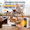 Space Heater for Bedroom, Smart Electric Heater with WiFi and