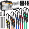 28Pcs Bungee Cords with Hooks