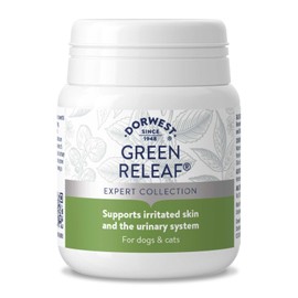 Dorwest Green Releaf Tablets, 100 Tablets, Natural Supplements for Dogs and Cats – For Healthier Skin, Joints, and Urinary Systems in Pets