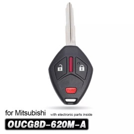 keyecu Keyless Remote Car key Fob for Mitsubishi Endeavor 2007-2011 OUCG8D-620M-A