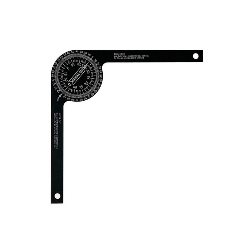 VOANZO Metal Protractor Bevel Gauge Carpenters Tool Angle Finder Tool