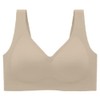 SOFT INTENTION Women's Seamless Bra Wireless Bra Full Coverage Push
