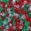 Gxadwzy Pony Beads 6 x 9 mm Glitter with Large