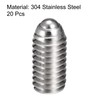 sourcing map Ball Point Set Screws, M6 x 12mm 304
