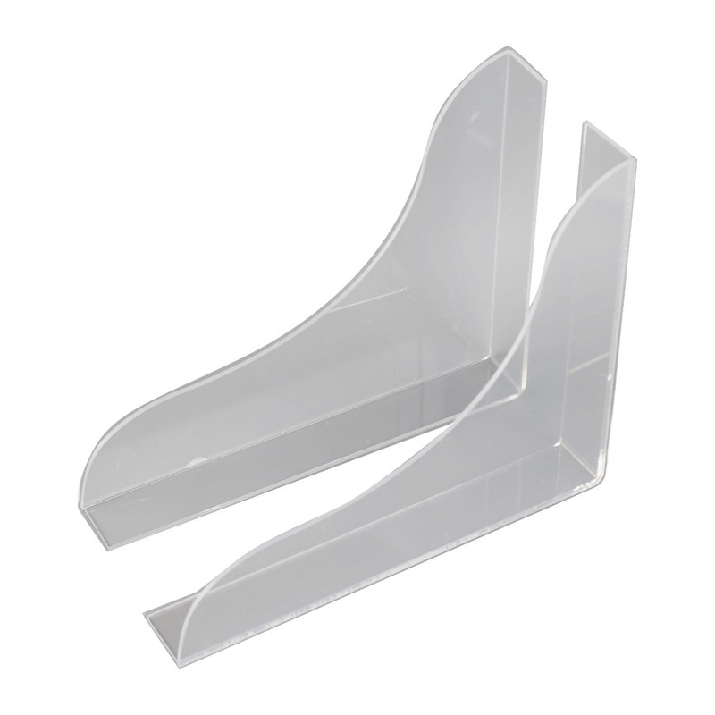 2 Pcs Bathtub Splashing Guard Acrylic Shower Tub Corner Water