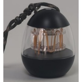 ASALL Portable LED Table Lamp with Touch Sensor, 3-Levels Brightness, Rechargeable Battery, 48 Hours Usage, Night Light-T005-BLACK