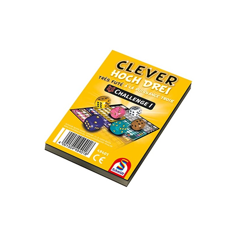 Clever hoch DREI, Challenge Block, Pack of 12: Small &