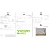 50 Pcs Half Sheet Cover 13 by 18 Inch,Elastic plastic