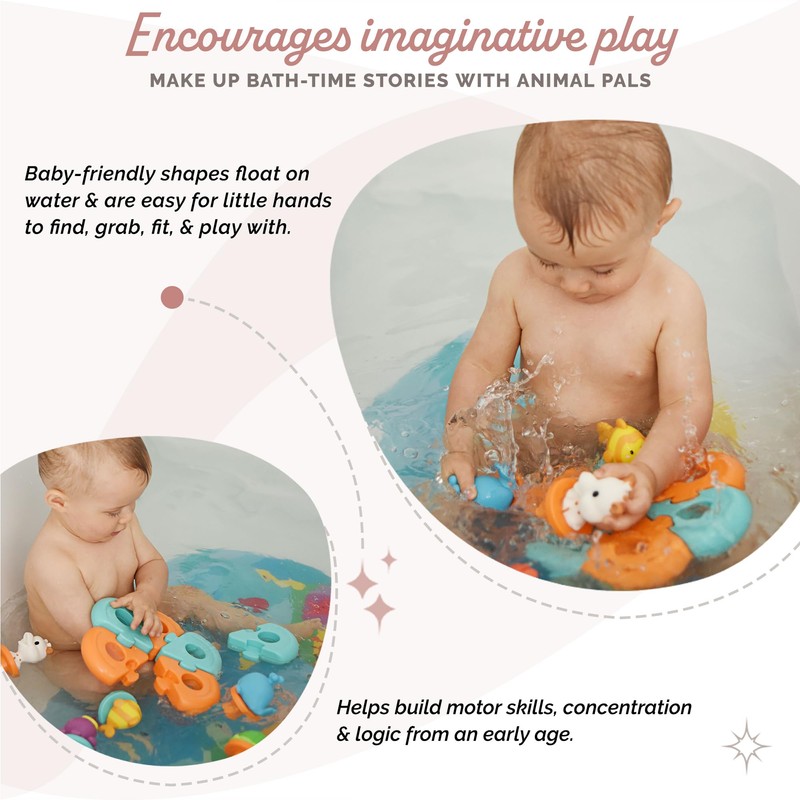 Sophie la Girafe - Puzzle da Bagno Galleggiante Animali Marini