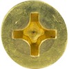 Phillips Flat Head Wood Screw Solid Brass #4X3/8 Qty 100