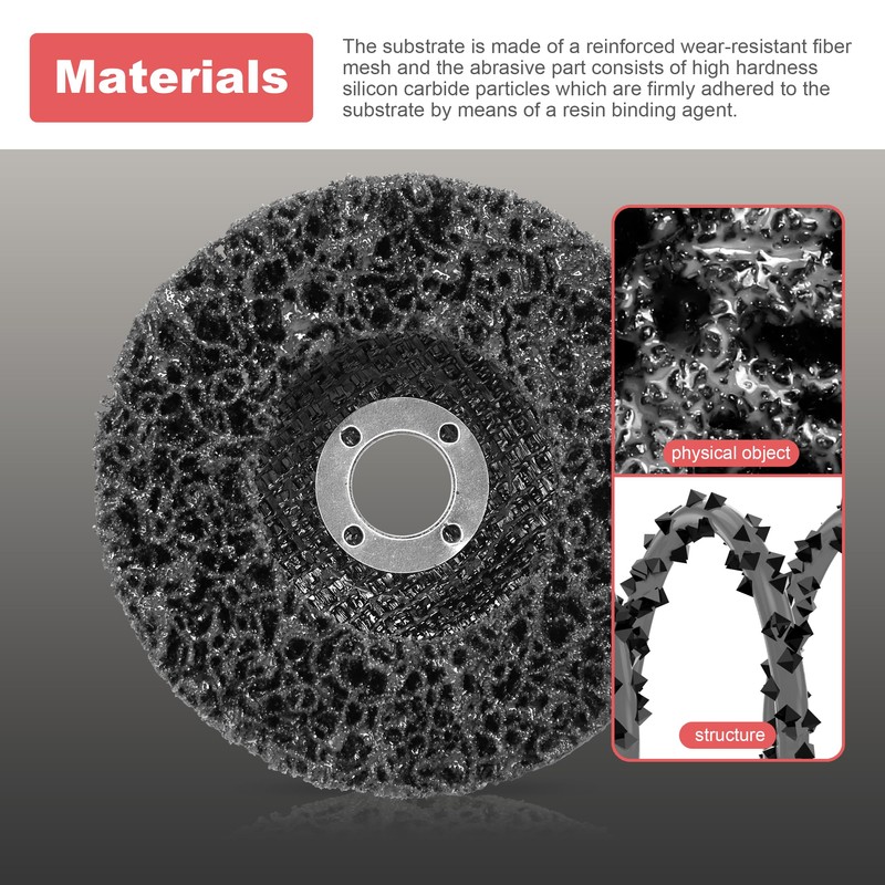 Vantego Paint Stripper Discs 5-Pack 4" × 5/8" for Angle