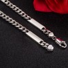 Dankadi Men 925 Sterling Silver 4-6mm Miami Cuban Link Necklace