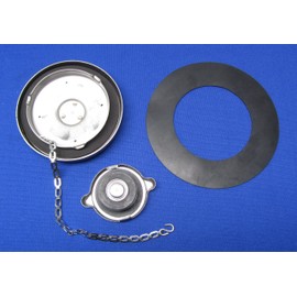 Lot Lincoln Welder Stainless Gas cap with VITON NO SWELL Seal + Radiator Cap 7Lb. & Neck Seal Sa-200 Sa 250 Sae-400