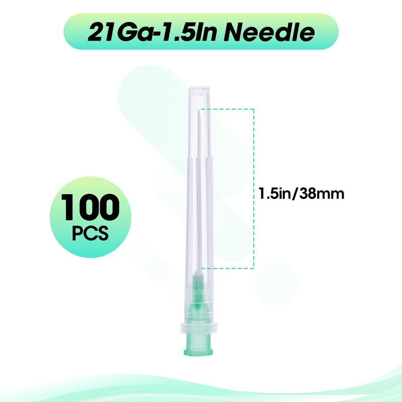 100pcs 21G 38MM Dispensing Stainless Steel Pipe Accessories for Scientific