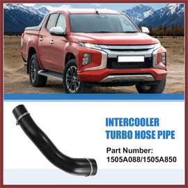 HEROFFIX 1 Set Intercooler Turbo Hose Pipe Replacement Fit for Mitsubishi L200 No.1505A088/1505A850 Replace Parts