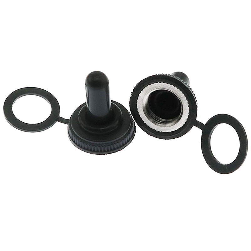 MEETOOT 12pcs Button Switch Waterproof Dust Proof Cap 12mm Rubber