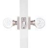 HIEMEY Passage Hall Closet Door Knobs Interior, Round Clear Bubble