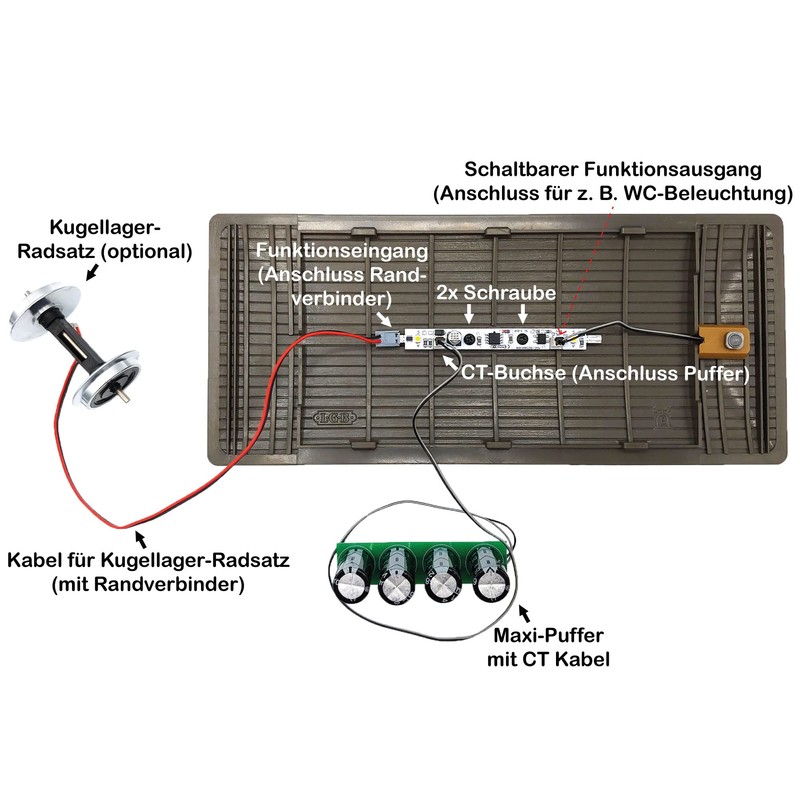 ML-Train Lighting Set with LED Light Strip Analogue/Digital - For