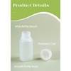 JIBENGAO JIBENGAO 12 Pcs 2oz Plastic Sample Bottles, 60ML Plastic