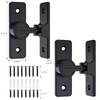 2 Pack Barn Door Lock Hardware, 90 Degree Heavy Duty