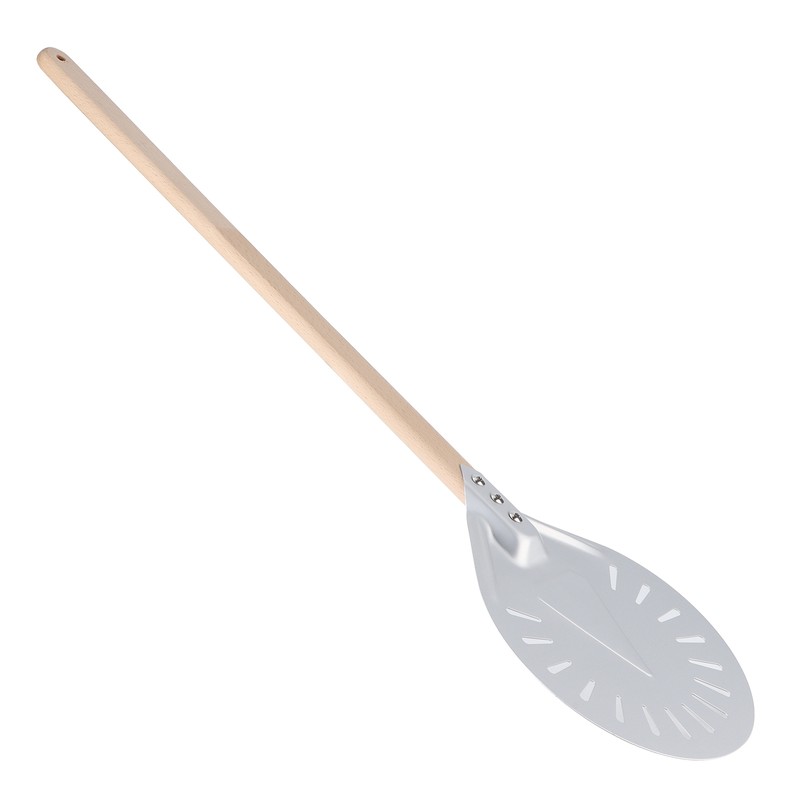 Pizza Shovel with 60cm Removable Wood Handle NonSlip Round Pizza