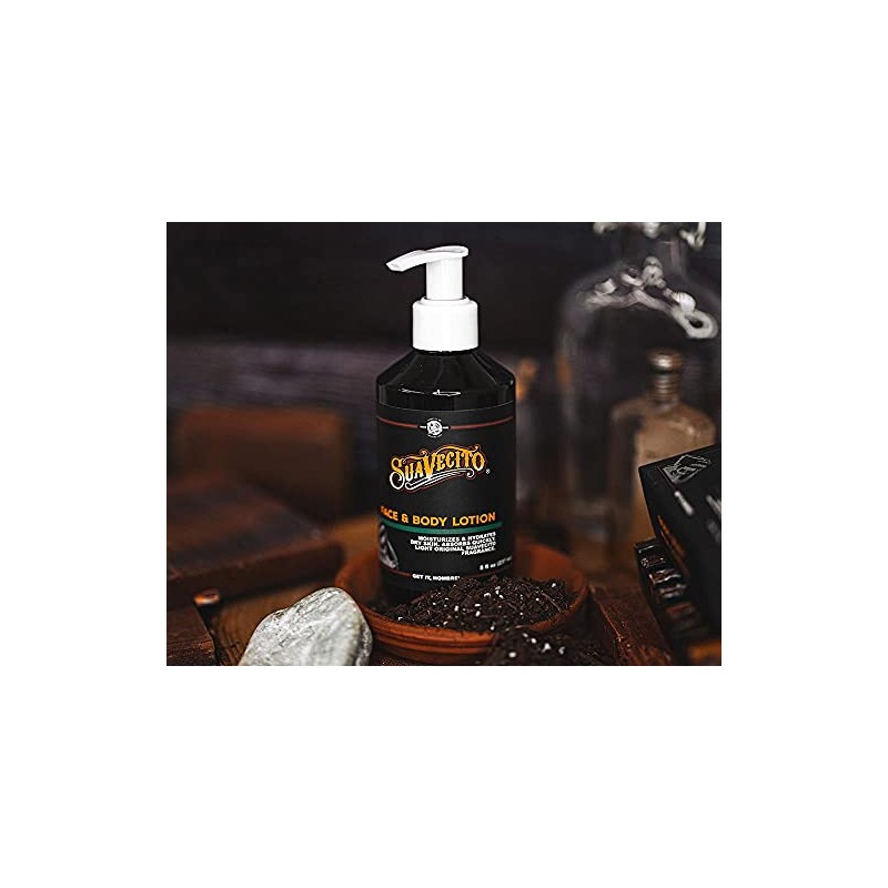 Suavecito Face & Body Lotion 8 oz. Pump Bottle -