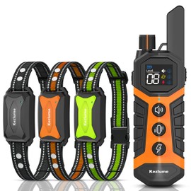SurMountor Dog Shock Collar - 4000FT Dog Training Collar with Remote Innovative IP67 Waterproof with 3 Training Modes, Rechargeable E-Collar for Dogs Large Medium Small All Breeds 5-120lbs