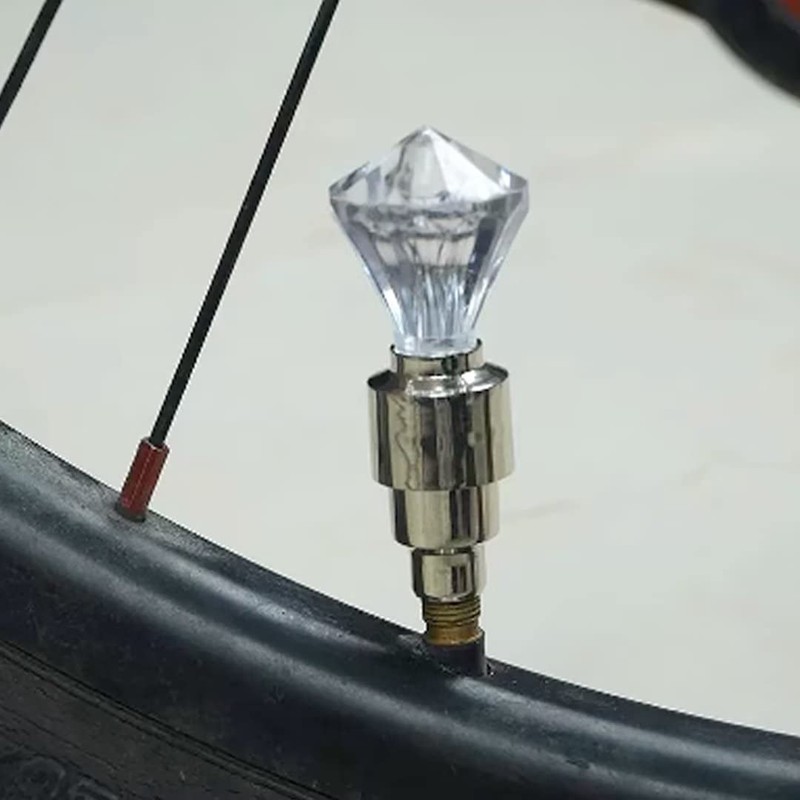 8Pack New Version LED Flash Light Bike Bicycle Car Wheel