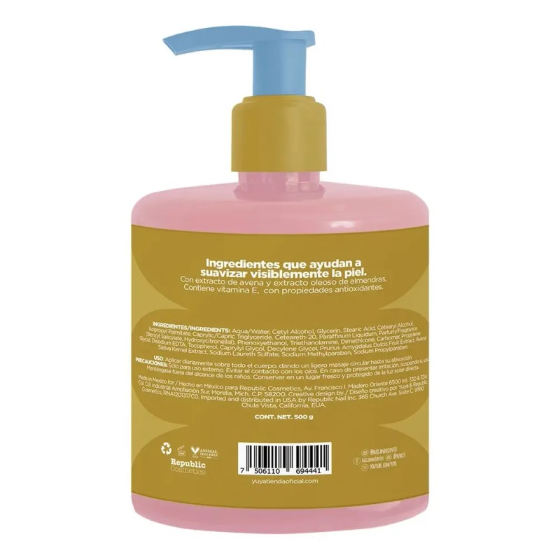 Crema Corporal Humectante 500g Yuya