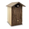 Outer Trails Japanese Cedar Wooden Owl Houses, Bark Front